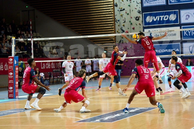 MSL Volley – U GFC Aiacciu battutu in Nizza