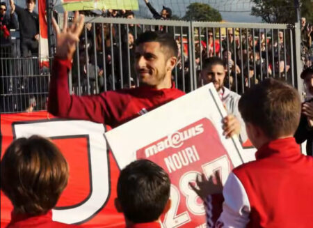 Riad Nouri hè diventatu u ghjucadore u più capitu di l’AC Aiacciu