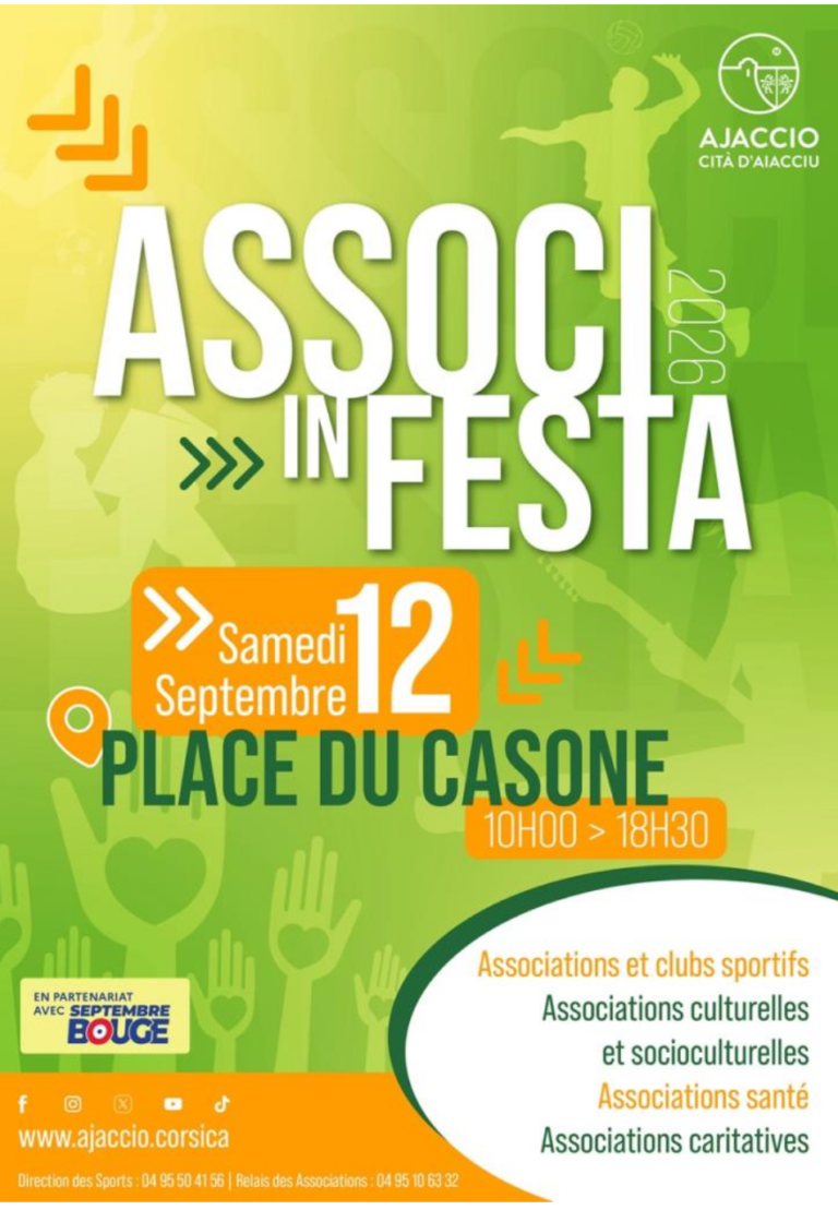 « Associ in Festa » mette Aiacciu in muvimentu à u Casone